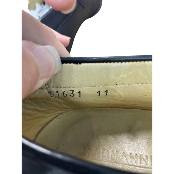 Magnanni Mens From Spain Black Leather Loafers  Size 11 SKU 9482 - Picture 6 of 16